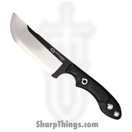 WithArmour – WA2410-BK – BackUp – Fixed Blade Knife – WASTEEL Two Tone Straight Back – SCFG10 – Black Red