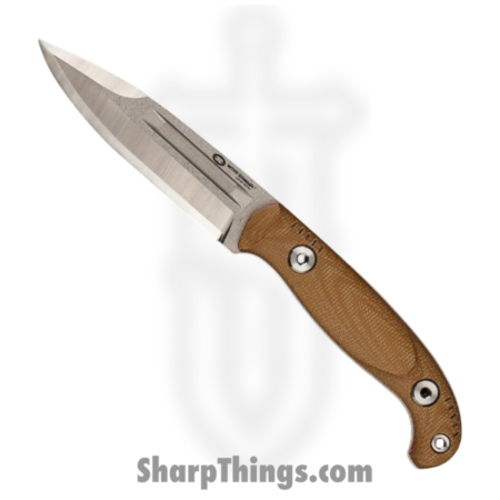 WithArmour – WA2416-TN – Fury Spike – Fixed Blade Knife – WASTEEL Two Tone Spear Point – Micarta G10 – Tan Red
