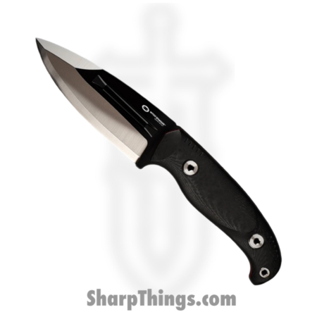 WithArmour – WA2417-BK – FuryField – Fixed Blade Knife – WASTEEL Stonewash Spear Point – SCFG10 – Black Red
