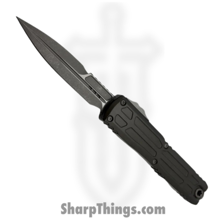 Microtech – 1120EX-10APNCS – Ultratech EX-ZBP – OTF Auto – M390MK Apocalyptic Dagger – Aluminum – Natural Clear