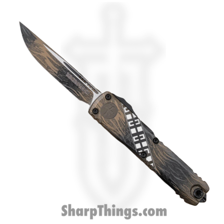 Microtech – 11214-1WK – Ultratech Gen IV “Wookie” – OTF Auto – M390 Coated Drop Point – Aluminum – Multi