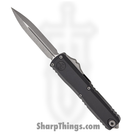 Microtech – 11474-10AP – UTX-70 Gen IV – OTF Auto – M390MK Apocalyptic Dagger – Aluminum – Black