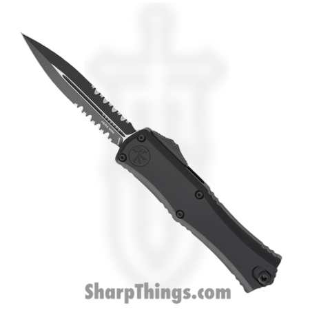 Microtech – 1702M-2T – Mini Hera II Tactical – OTF Auto – M390MK Coated Dagger P/S – Aluminum – Black