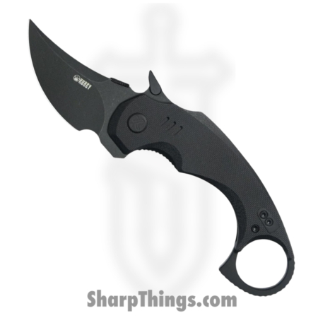 Kubey – KUB440F – Jaw – Folding Knife – 14C28N Blackwash Pikal – G10 – Black