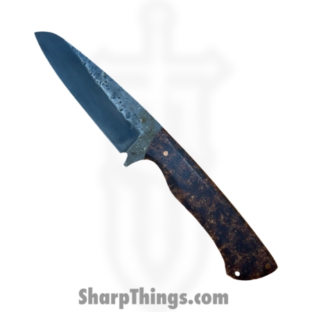 Red Monkey CK – RMCKBS2601 – Enterprise – Fixed Blade Knife – 1095 HC Acid Wash Wharncliffe – Copper Grip X – Copper