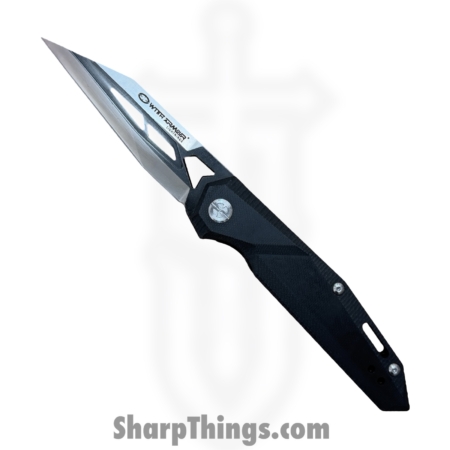 WithArmour – WA-081BKS – Hawk Eye – Folding Knife – D2 Two Tone Wharncliffe – G10 – Black