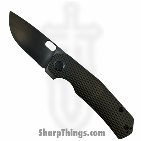 Kunwu – KUNK703LT4D – Tao III Framelock Blk DLC – Folding Knife – Vanax DLC Drop Point – Titanium – Black