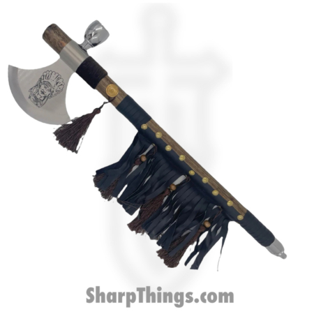 VOC – L-13 – Indian Axe – Stainless Satin Axe – Wood – Brown