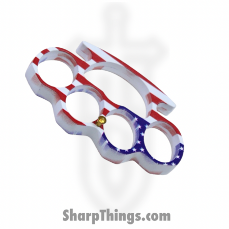 VOC – M0876-9A – DLX METAL BELT BUCKLE – Metal – Red|White|Blue