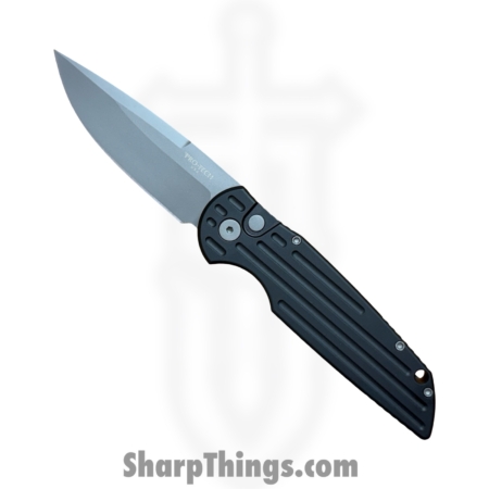 ProTech – TR-3 – Tactical Response 3 – Automatic Knife – 154CM Blasted Drop Point – Aluminum – Black