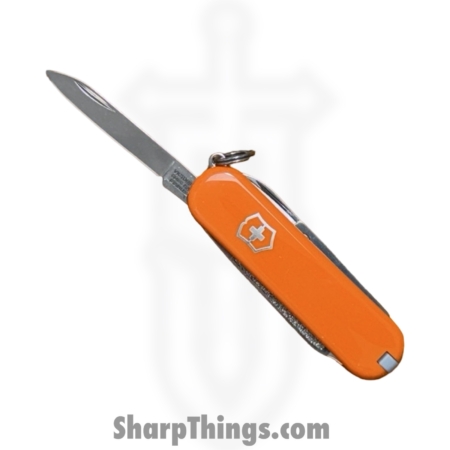 Victorinox – VN0622383 – Classic SD – Folding Knife – Stainless Polished Drop Pont – ABS – Mango Tango