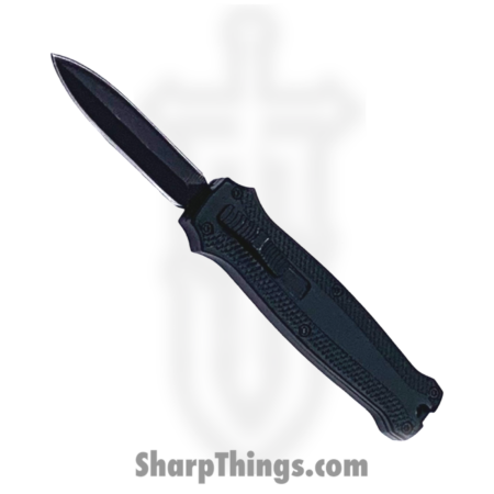 Atomic Knives – WNS-A705-BK – Micro Cali 2 – OTF Auto – D2 Coated Dagger – Aluminum – Black