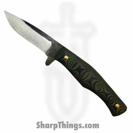 310 Forge – 310NINO0610B – El Nino Custom (Clip) – Fixed Blade Knife – 80crv2 Two Tone Drop Point – G10 – Green|Black