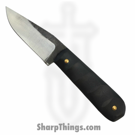 310 Forge – 310WEND0610D – Wendigo Custom (Clip) – Fixed Blade Knife – 52100 HC Two Tone Drop Point – G10 – Black