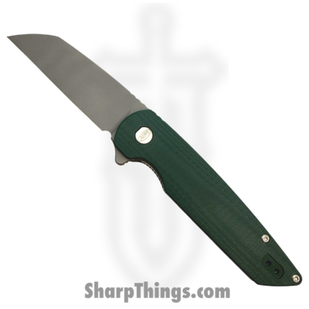 ABW – ABW-M2-G10-GR – Model 2 – Folding Knife – CPM MagnaCut Stonewash Sheepsfoot – G10 – Green
