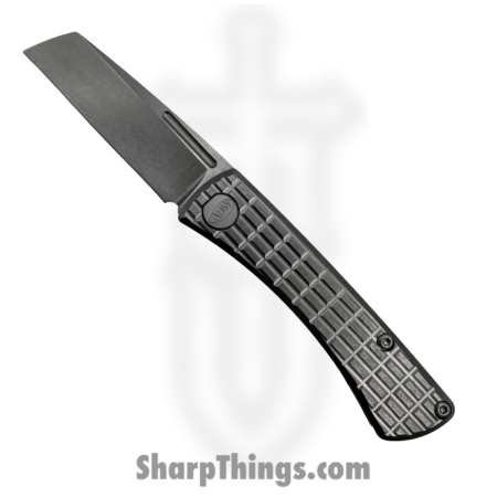 ABW – ABW-SJ-TI-FR – Slip Joint – Folding Knife – CPM MagnaCut Stonewash Cleaver – Frag Titanium – Natural