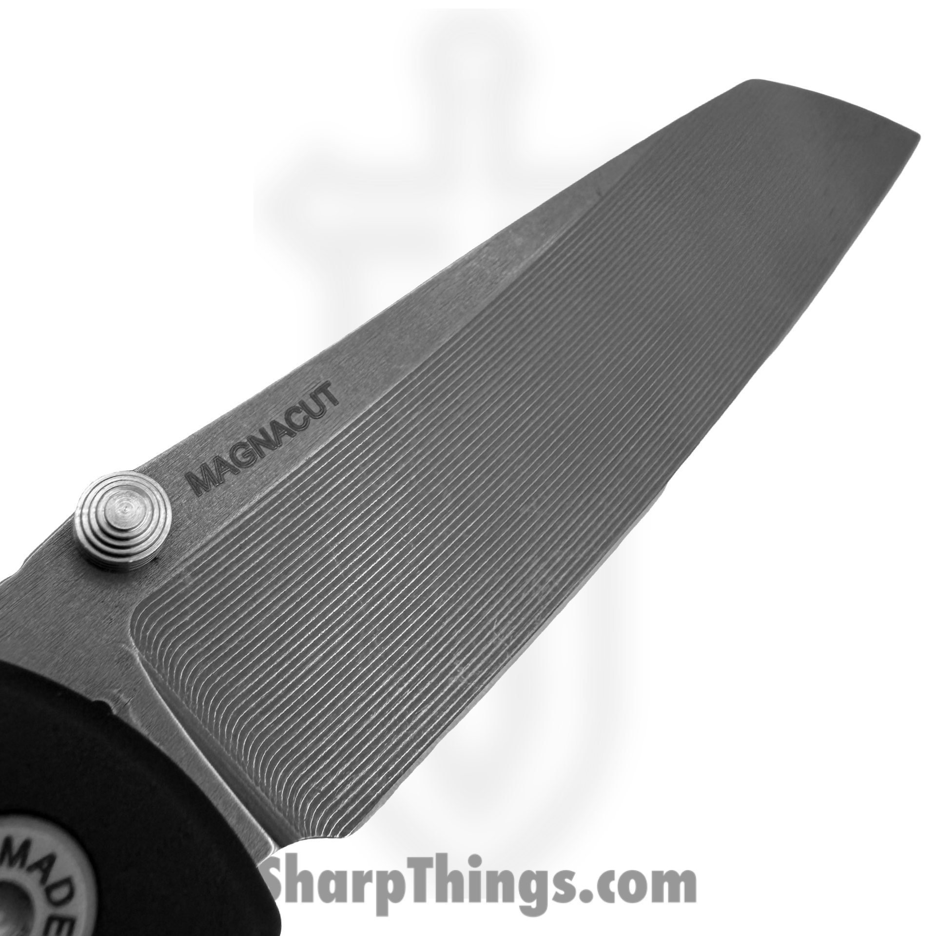 ABW - ABW-M3-AL-BK - Model 3 - Automatic Knife - CPM MagnaCut Stonewash Sheepsfoot - Anodized Aluminum - Black - Image 5