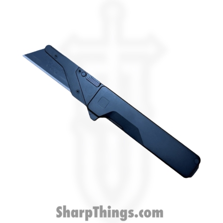 Exceed Designs – ED-TiRANTstd – TiRant Ultra Utility Knife w/ HotSwap Blade Replacements – Assisted Open Knife – D2 Coated Razor – 6AL 4V Grade 5 Titanium – Black