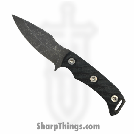 Half Face Blades – HFB6260A – Ishi – Fixed Blade Knife – S45VN Acid Etched Spear Point – G10 – Black