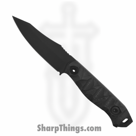 Half Face Blades – HFB6260B – Field Knife Jr – Fixed Blade Knife – S45VN Coated Spear Point – Dunes Carbon – Black