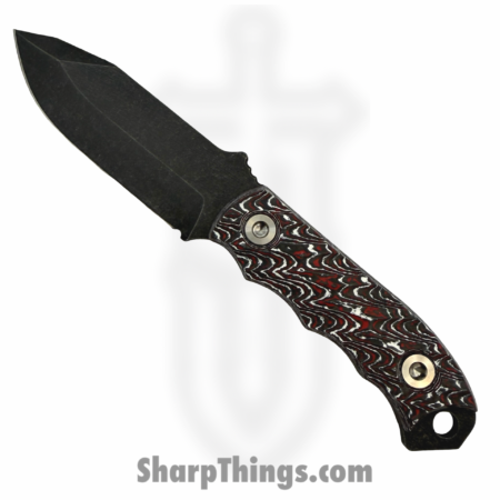 Half Face Blades – HFB6260E – Disaster Cub – Fixed Blade Knife – S45VN Coated Spear Point – Carbon – Snow Fire