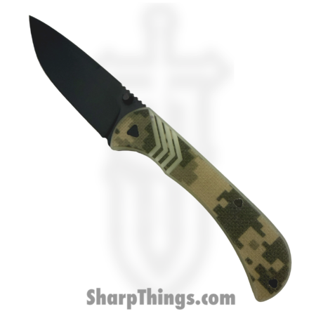 Half Face Blades – HFB6260J – Cav Folder – Folding Knife – CPM MagnaCut Coated Drop Point – G10 – Camo