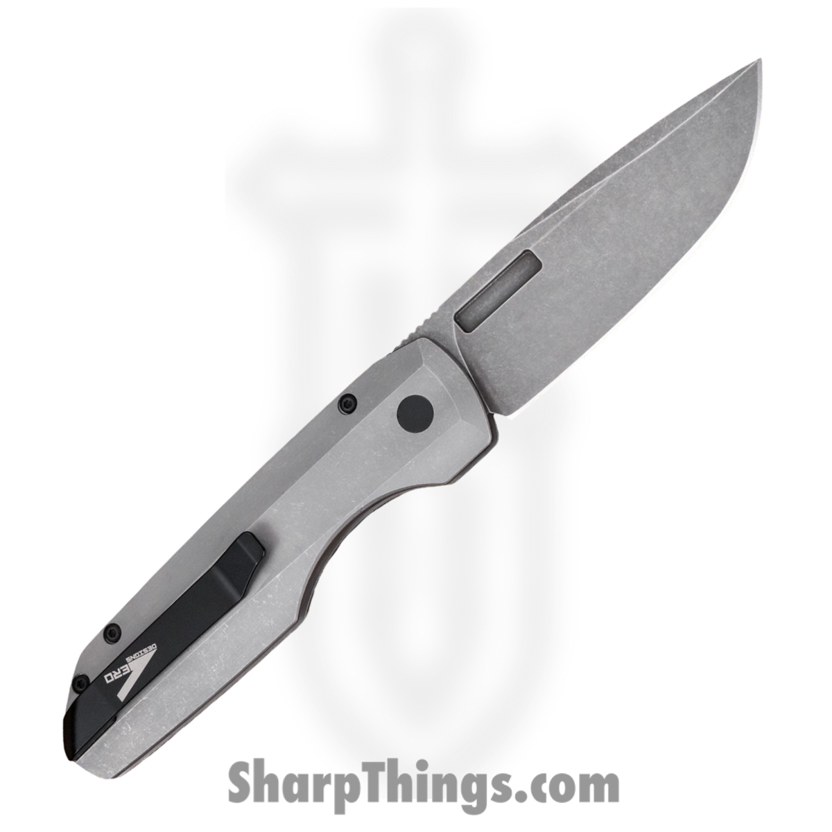 ProTech - SYNAPSE2.BS26.003 - Vero Synapse 2 - Automatic Knife - CPM MagnaMax Acid Wash Drop Point - 17-4 Steel - Natural - Image 2