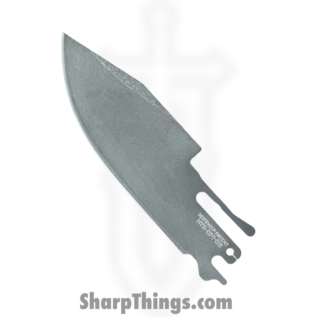 Exceed Designs – Tirandbld5 – TiRant Ultra HotSwap Full Length Blade Replacement – D2 Stonewash Drop Point – Natural