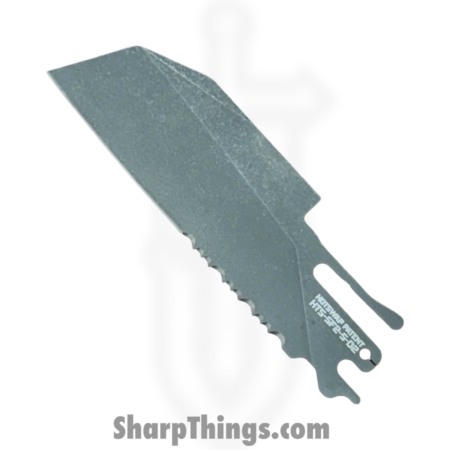 Exceed Designs – Tirandbld7 – TiRant Ultra HotSwap Full Length Blade Replacement – D2 Stonewash Wharncliffe P/S – Natural