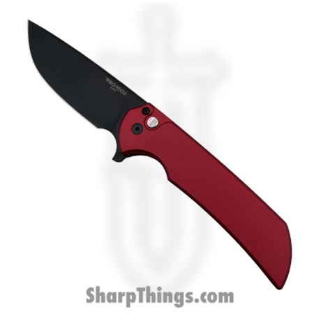 ProTech – MX103-LTD Red – Mordax – Folding Knife – CPM MagnaCut Coated Drop Point – Aluminum – Red