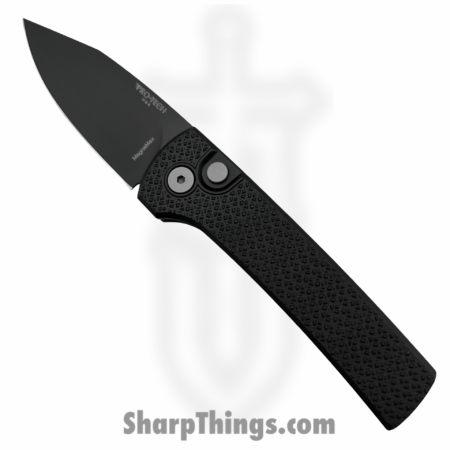 ProTech – RCS1106 – Ramon Chavez Scapegoat – Automatic Knife – CPM MagnaMax Coated Clip Point – Carbide Aluminum – Black